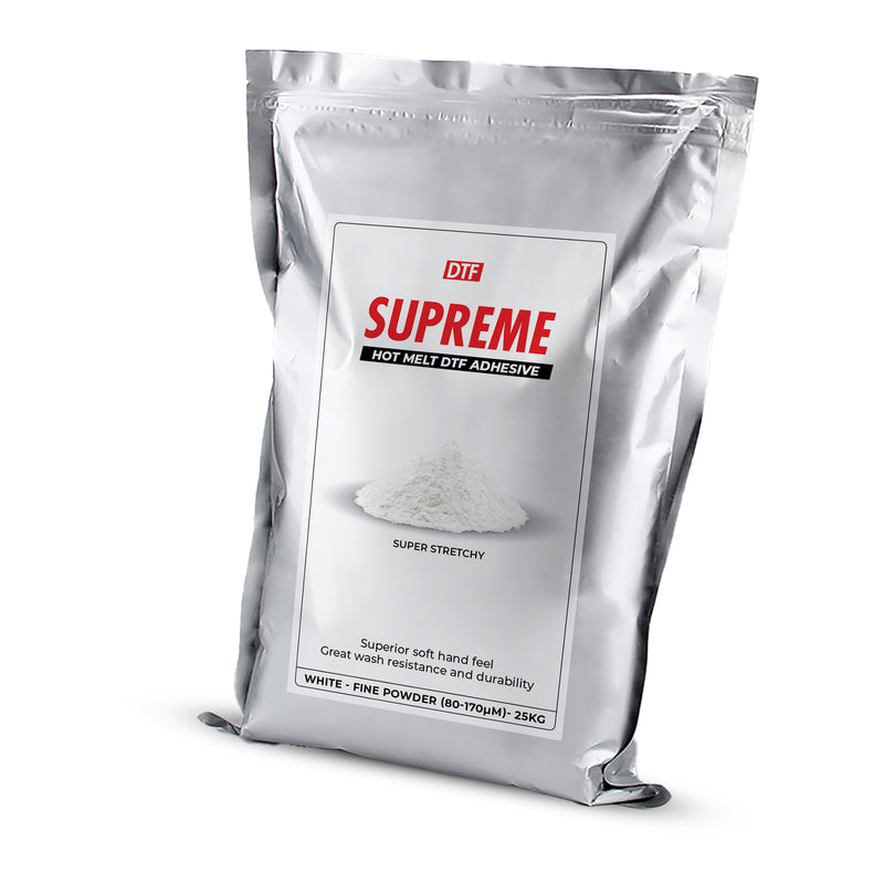 DTF Adhesive Powder - Premium - Super Stretchy
